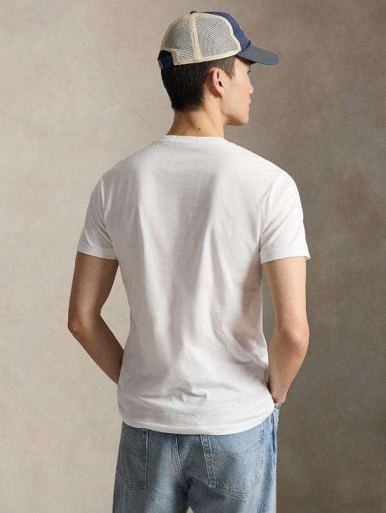 26SS 랄프 로렌 반팔 티셔츠 T셔츠 커스텀 슬림핏 폴로 베어 비치 비코 - RALPH LAUREN