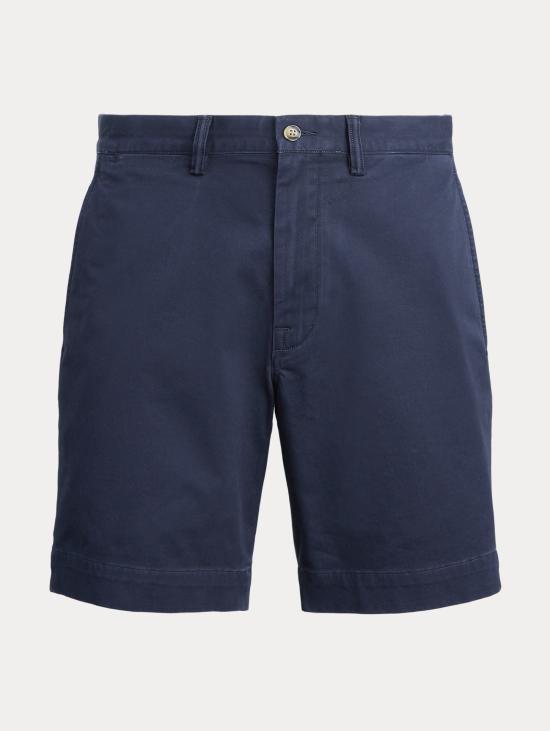 26SS 랄프 로렌 숏팬츠 Cotone Stretch Blu 소재의 쇼트 치노 - RALPH LAUREN