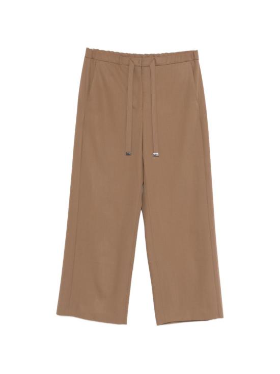26SS 에스막스마라 스트레이트 팬츠 2619131031600 324007 Brown