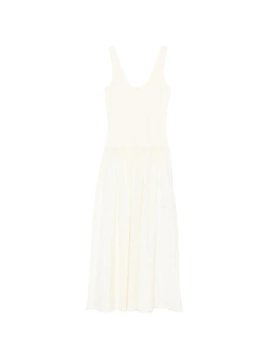 26SS 세순 미디 원피스 SOLAOFLEURDESEL White