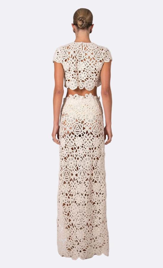  논살란트 레이블 민소매 티셔츠 논샬런트 라벨 콘스턴스 크롭탑 베이지 - NONCHALANT LABEL