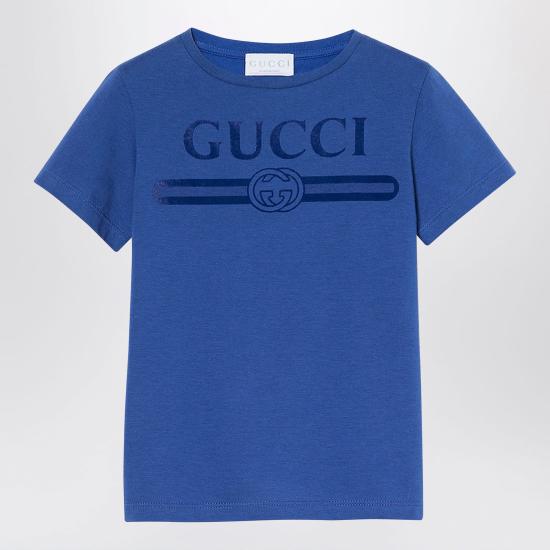 26SS [키즈] 구찌 티셔츠 547559XJHO5 Blue