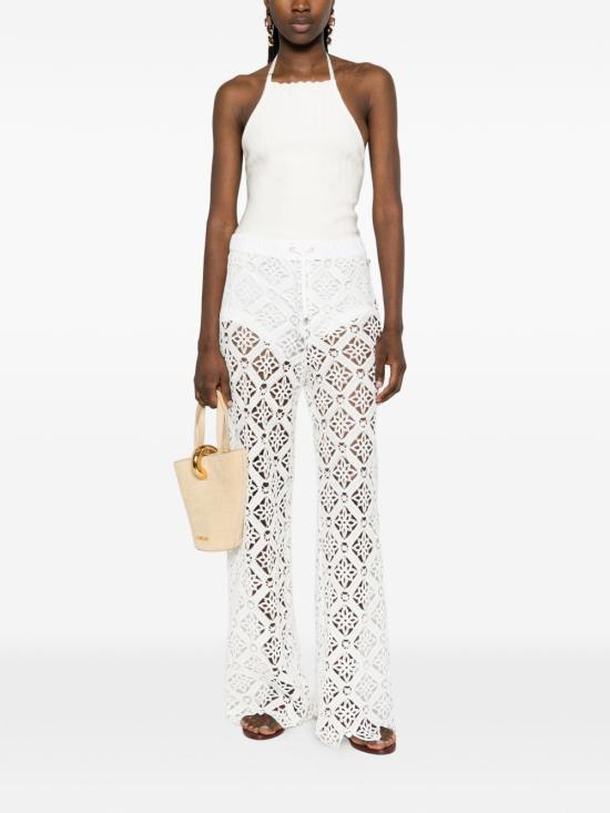 26SS 에르노 스트레이트 팬츠 PT000252D13295 1100 White - HERNO