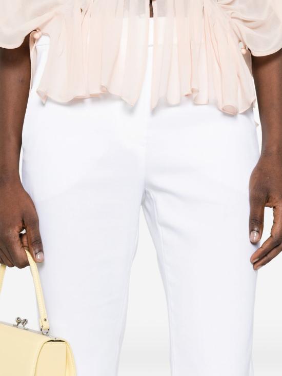 26SS 막스마라 스트레이트 팬츠 2611131052600 366001 White - MAX MARA