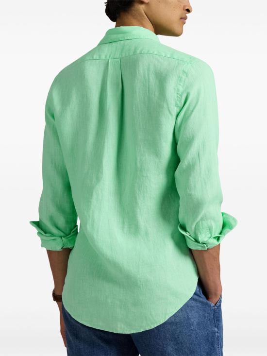 26SS 폴로 랄프로렌 셔츠 710966294 004 Green - POLO RALPH LAUREN