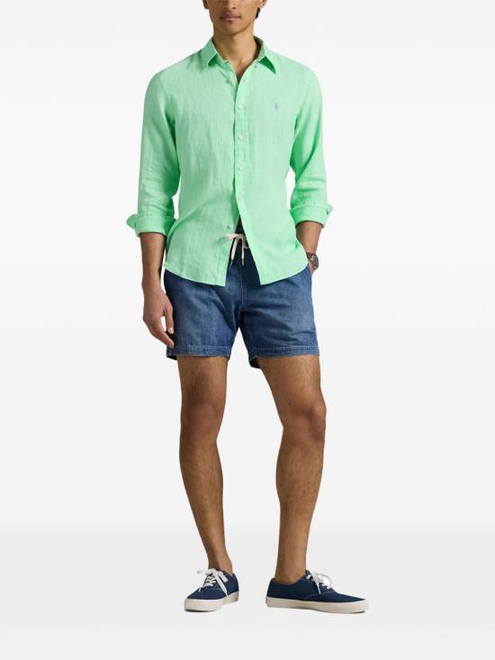 26SS 폴로 랄프로렌 셔츠 710966294 004 Green - POLO RALPH LAUREN