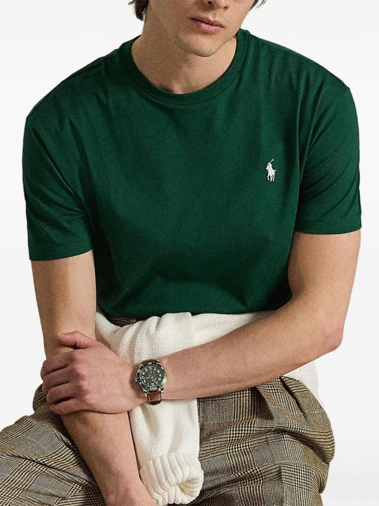 26SS 폴로 랄프로렌 포니로고 자수 반팔 티셔츠 710671438 461 Green - POLO RALPH LAUREN