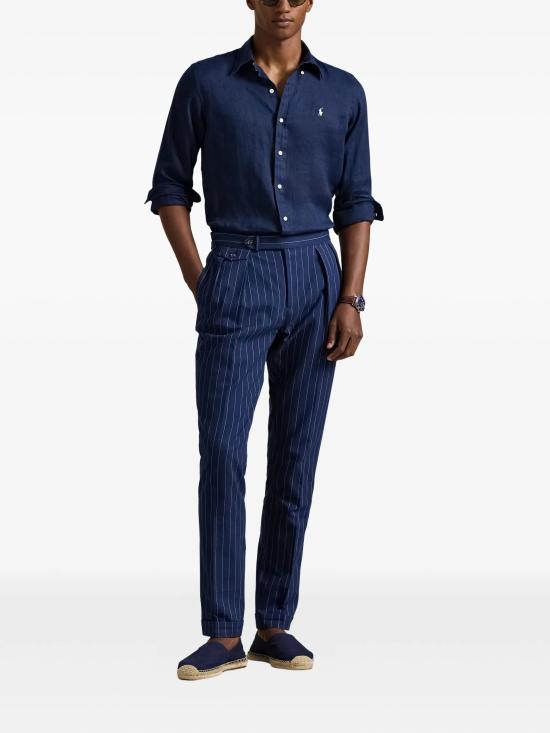 26SS 폴로 랄프로렌 긴팔 셔츠 710966294 504 Blue - POLO RALPH LAUREN