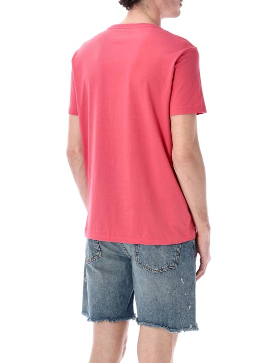 26SS 폴로 랄프로렌 포니로고 자수 반팔 티셔츠 710671438 515 Red - POLO RALPH LAUREN