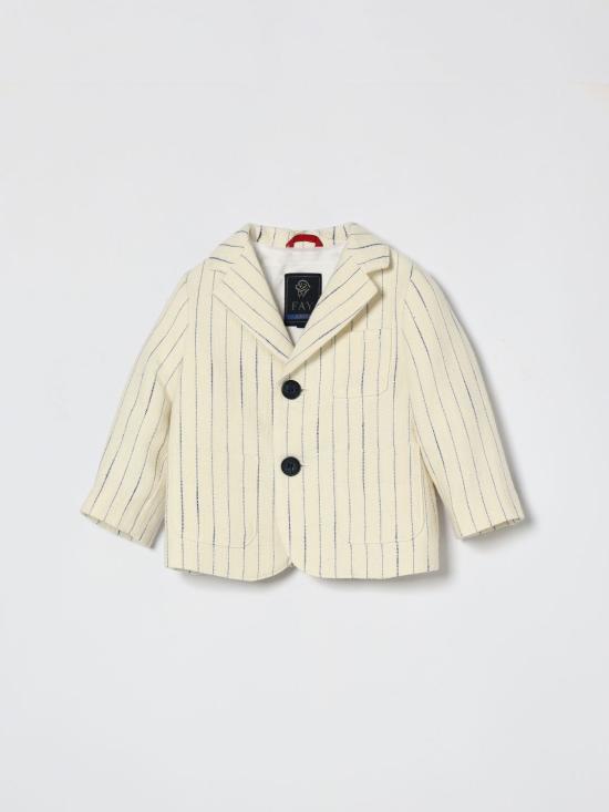 26SS [키즈] 페이 캐주얼 자켓 FY2504I0323 101BL Yellow Cream