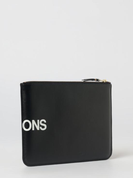 26SS 꼼데가르송 휴즈 로고 지갑 SA5100HL 1 Black - COMME DES GARCONS