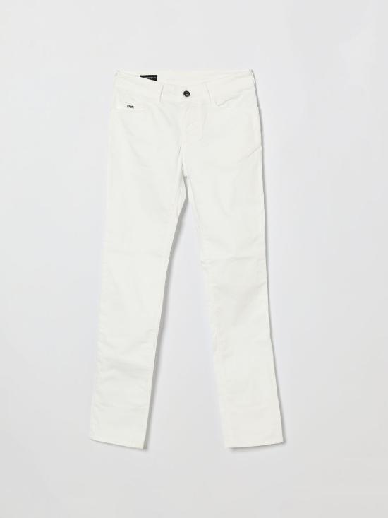 26SS [키즈] 엠포리오 아르마니 스트레이트 팬츠 8N4J064N7LZ 0100 White