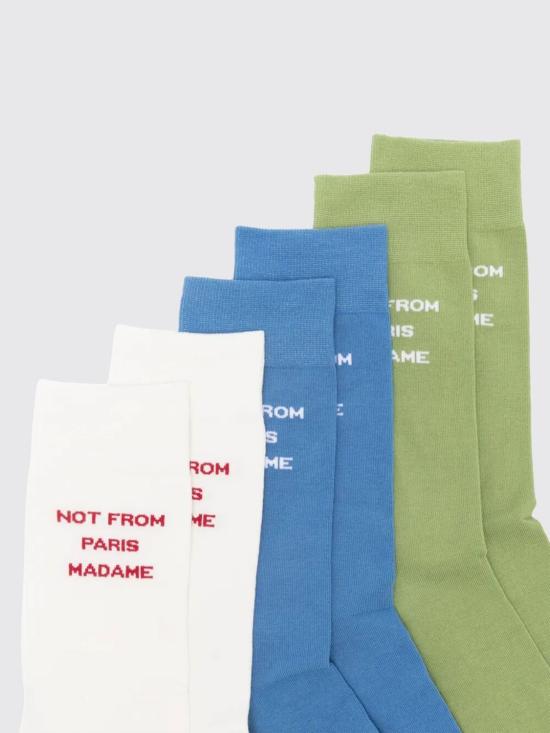 26SS 드롤드무슈 양말 KSK101CO024 MULTICOLOR SS26 Multicolor - DROLE DE MONSIEUR