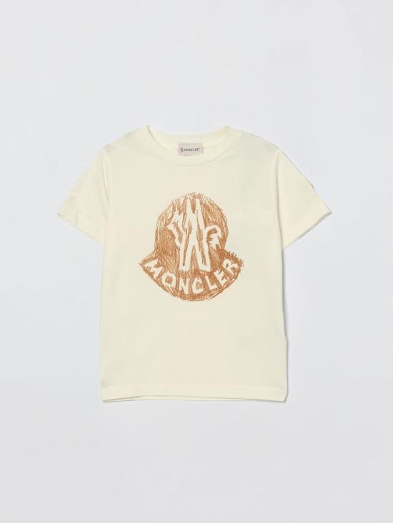 26SS [키즈] 몽클레어 티셔츠 8C0001589AFV 034 Natural