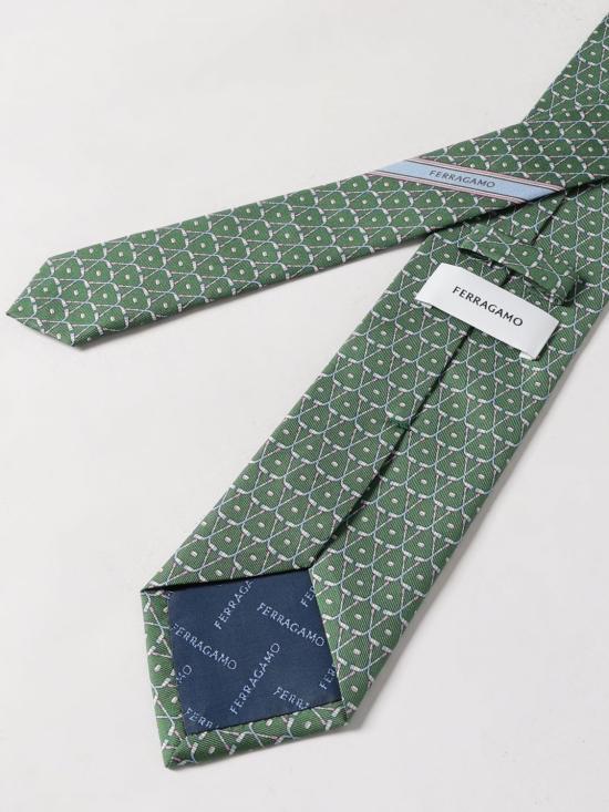 26SS 살바토레 페라가모 넥타이 351387 789766 007 Green - SALVATORE FERRAGAMO