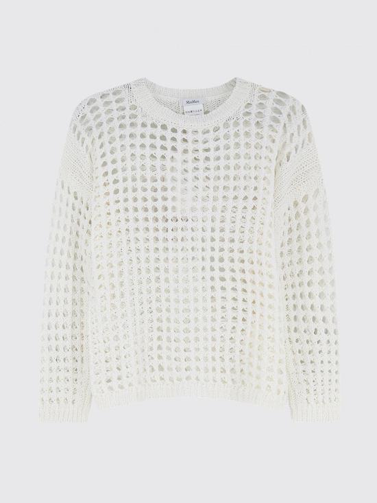 26SS 막스마라 스웨터 2611361079600 001 White - MAX MARA
