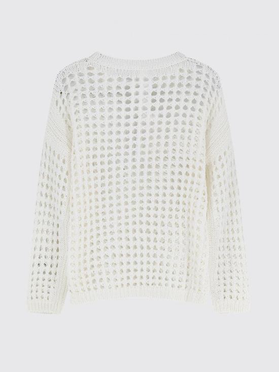26SS 막스마라 스웨터 2611361079600 001 White - MAX MARA