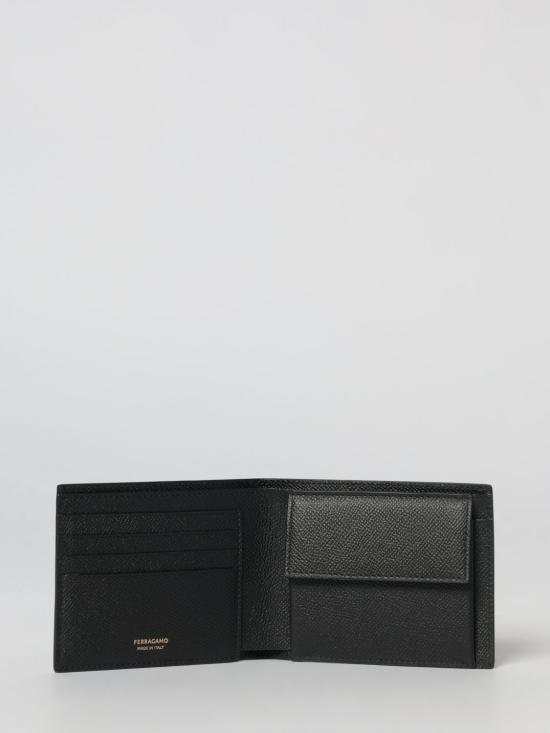 26SS 살바토레 페라가모 간치니 반지갑 661454 775646 001 Black - SALVATORE FERRAGAMO