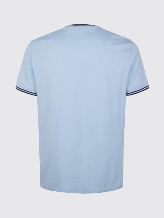 26SS 프레드페리 반팔 티셔츠 FPM1588V57 97A Blue 1 - FRED PERRY