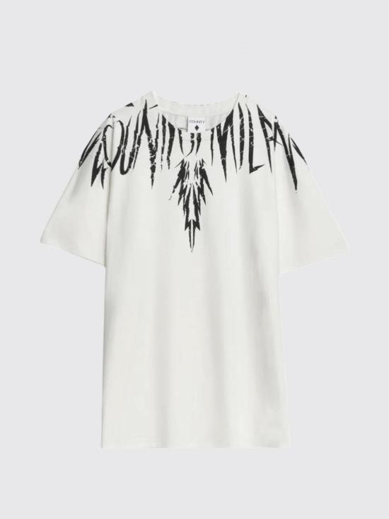 26SS 컨트리 오브 밀란 반팔 티셔츠 S6CMMATH003 412 White - COUNTY OF MILAN