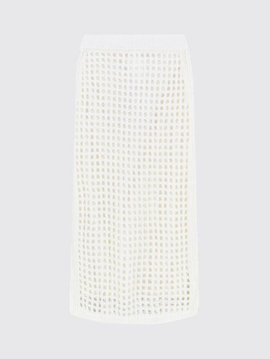 26SS 막스마라 롱 스커트 2611301029600 001 White - MAX MARA