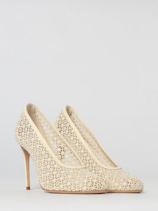 26SS 살바토레 페라가모 힐/펌프스 01K625 789978 001 Yellow Cream - SALVATORE FERRAGAMO