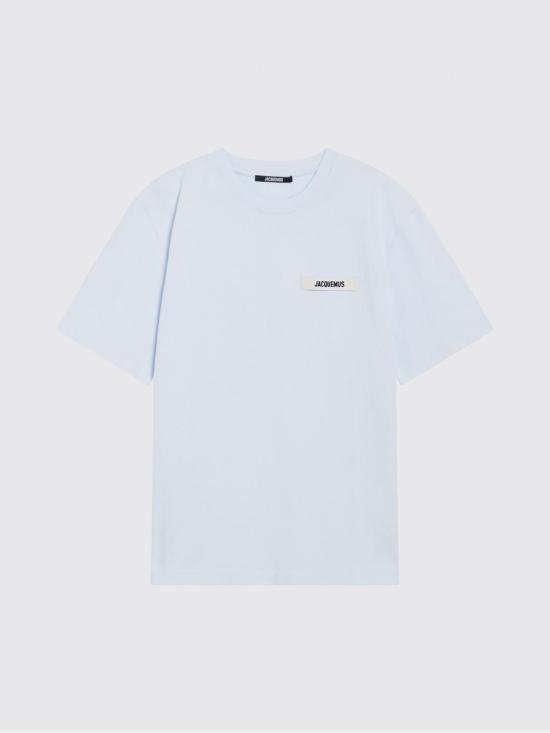 26SS 자크뮈스 반팔 티셔츠 25HTSM00133AJ00226 321 Blue - JACQUEMUS