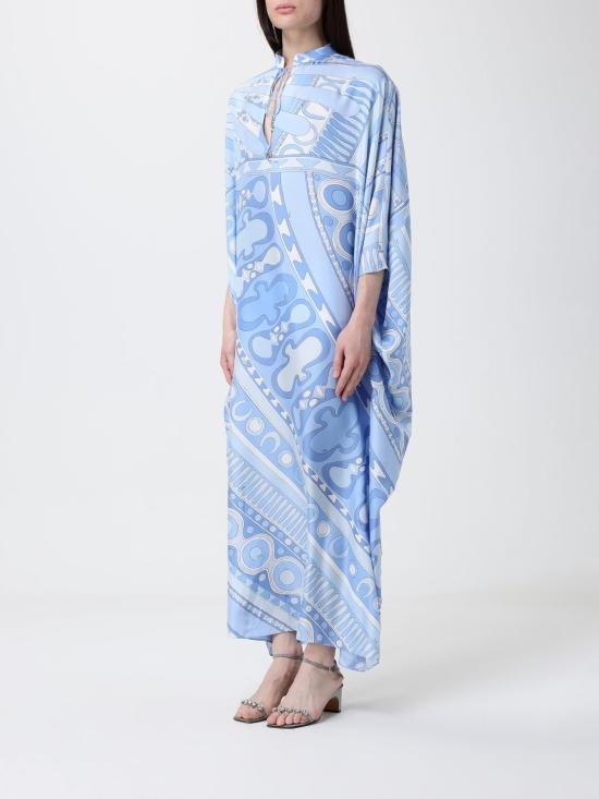 26SS 푸찌 롱 원피스 6HRL766H862 068 Blue - PUCCI