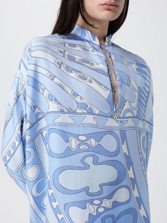 26SS 푸찌 롱 원피스 6HRL766H862 068 Blue - PUCCI