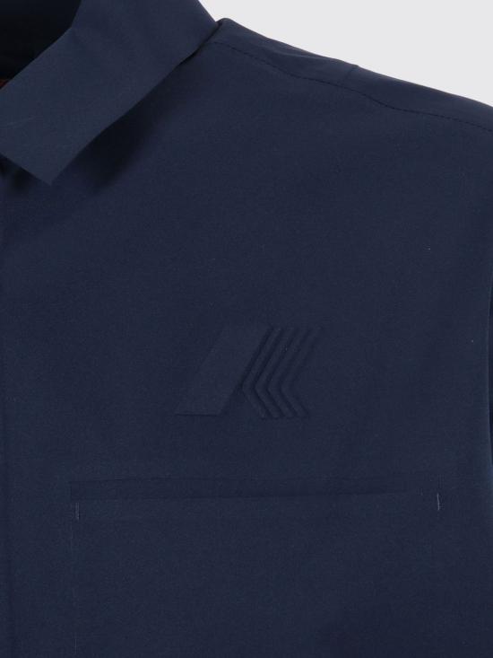 26SS 까웨 긴팔 셔츠 K3134JW K89 Blue - K-WAY
