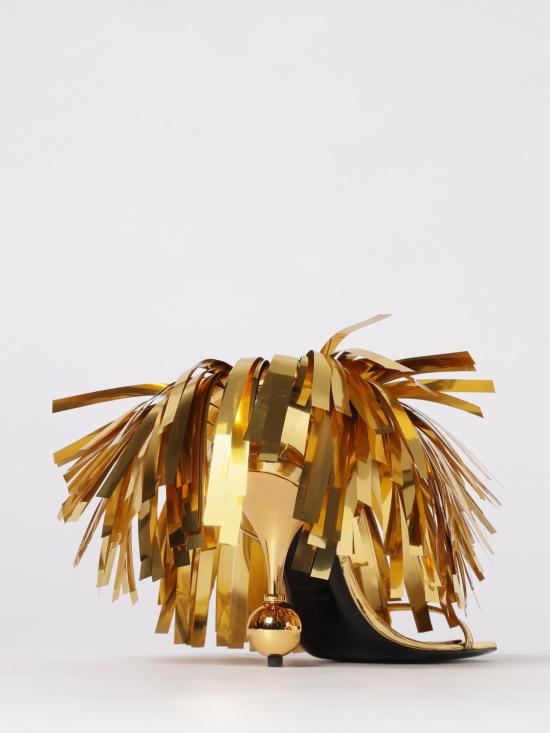 26SS 모스키노 힐/펌프스 MA1658AC1OMC5 901 Gold - MOSCHINO