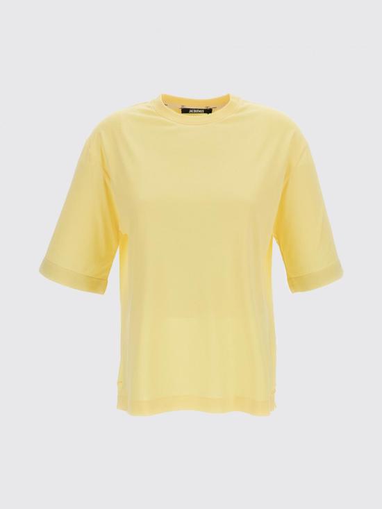 26SS 자크뮈스 반팔 티셔츠 26ETSW00588AJ00254 210 Yellow - JACQUEMUS