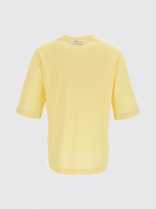 26SS 자크뮈스 반팔 티셔츠 26ETSW00588AJ00254 210 Yellow - JACQUEMUS