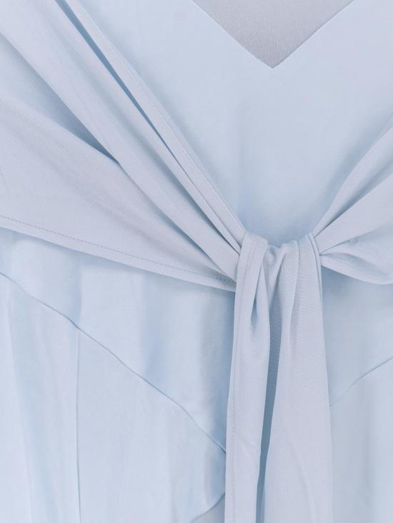 26SS 셀프 포트레이트 롱 원피스 SS26250XBL Blue - SELF PORTRAIT