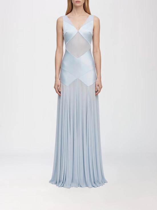 26SS 셀프 포트레이트 롱 원피스 SS26250XBL Blue