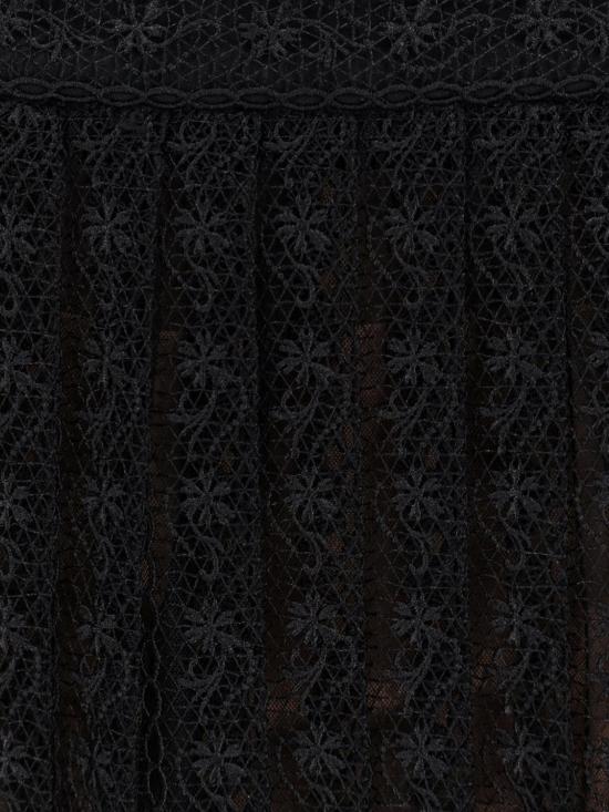 26SS 셀프 포트레이트 롱 스커트 RS26172MSKB Black - SELF PORTRAIT