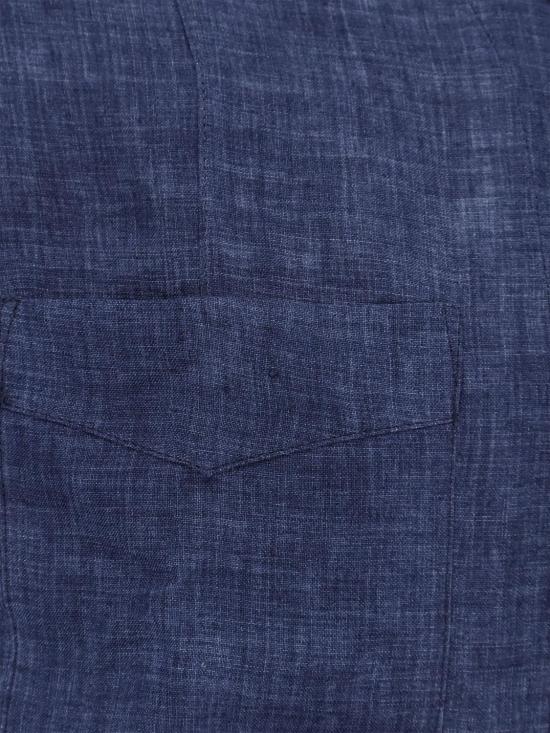 26SS 브루넬로 쿠치넬리 긴팔 셔츠 MF6300648 C018 Blue - BRUNELLO CUCINELLI