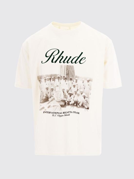 26SS 루드 반팔 티셔츠 RHPS26TT01012 6004 White - RHUDE