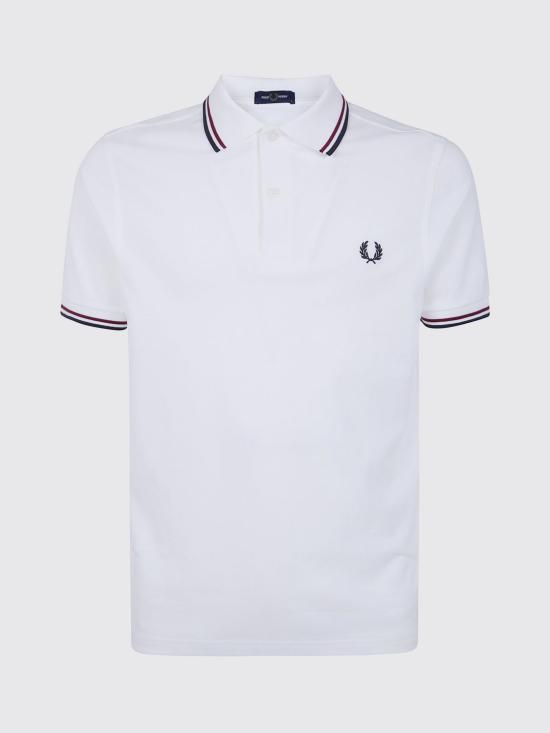 26SS 프레드페리 폴로 티셔츠 FPM3600P57 T60 White 1 - FRED PERRY