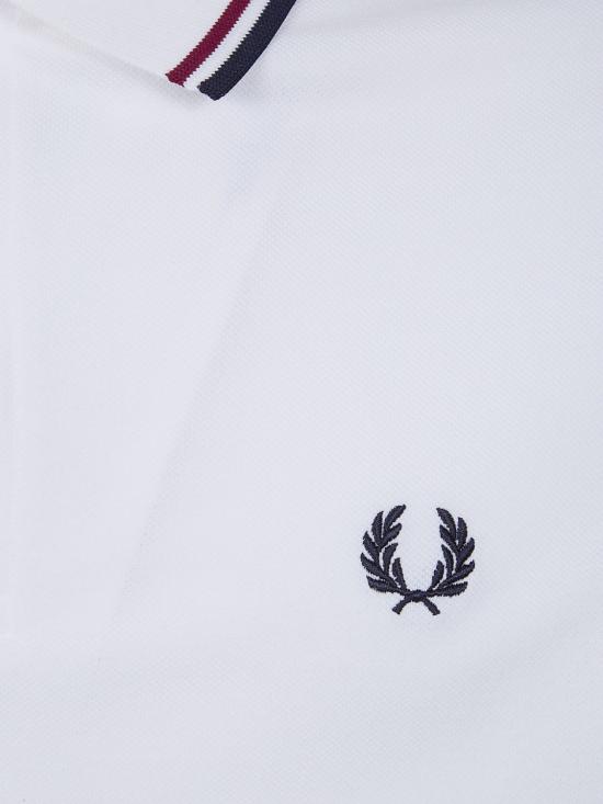 26SS 프레드페리 폴로 티셔츠 FPM3600P57 T60 White 1 - FRED PERRY