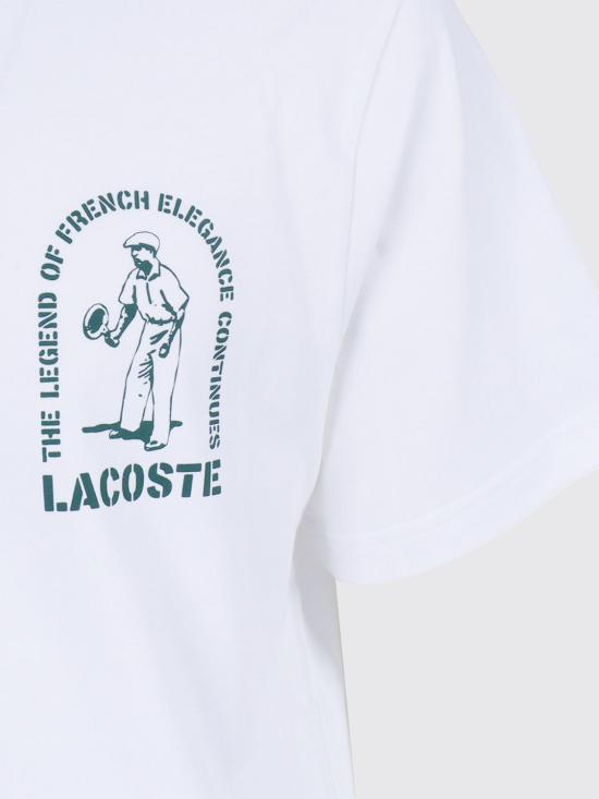 26SS 라코스테 반팔 티셔츠 TH1433 001 White - LACOSTE