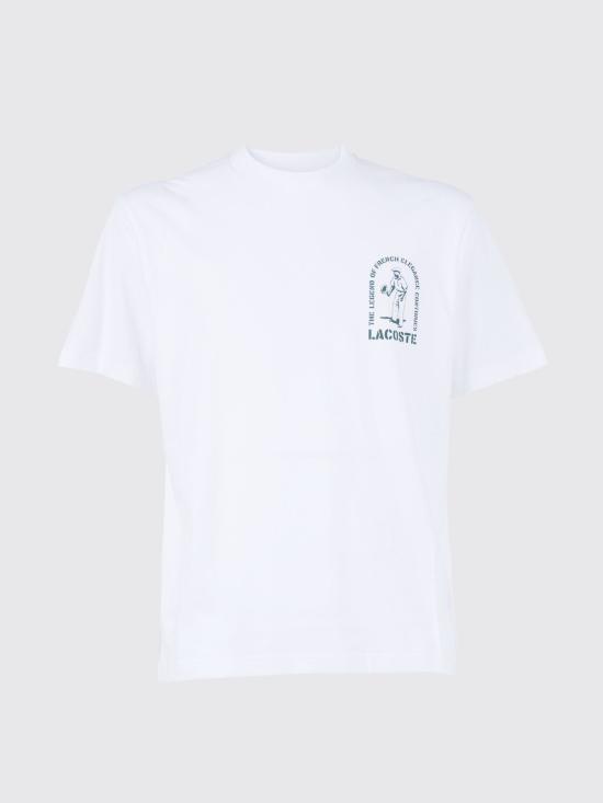 26SS 라코스테 반팔 티셔츠 TH1433 001 White - LACOSTE