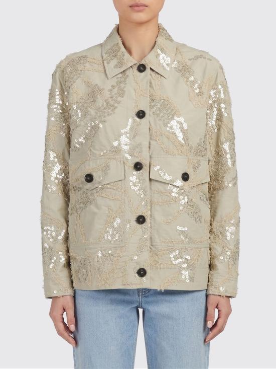 26SS 브루넬로 쿠치넬리 자켓 M0F79HM206 C9593 Cream