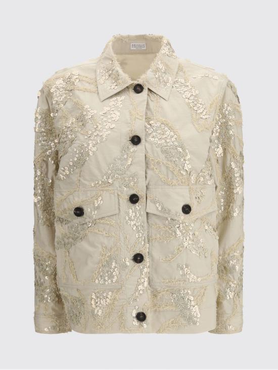 26SS 브루넬로 쿠치넬리 자켓 M0F79HM206 C9593 Cream - BRUNELLO CUCINELLI