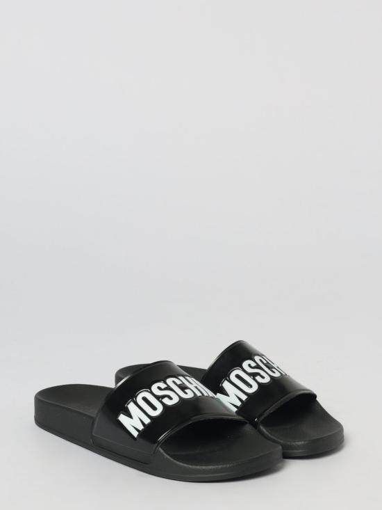 26SS 모스키노 뮬/슬리퍼 MB28022G1CG10 000 Black - MOSCHINO