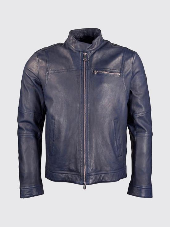 26SS 페트레이 가죽 자켓 PEU541299011855 215 Blue - PEUTEREY