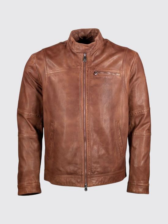 26SS 페트레이 가죽 자켓 PEU541299011855 477 Brown - PEUTEREY