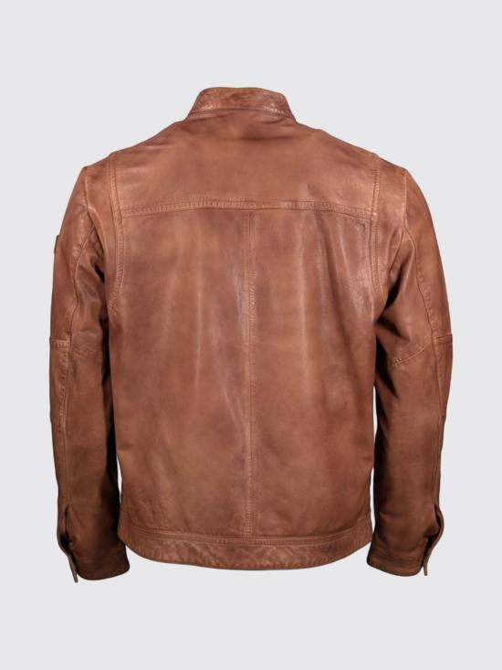 26SS 페트레이 가죽 자켓 PEU541299011855 477 Brown - PEUTEREY