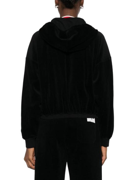 25FW 골든구스 코튼 블렌드 후드 집업 GWP02327 P00213090100 BLACK - GOLDEN GOOSE