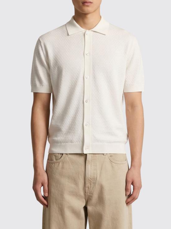 26SS 파올로페코라 폴로 티셔츠 A053F100 1102 White